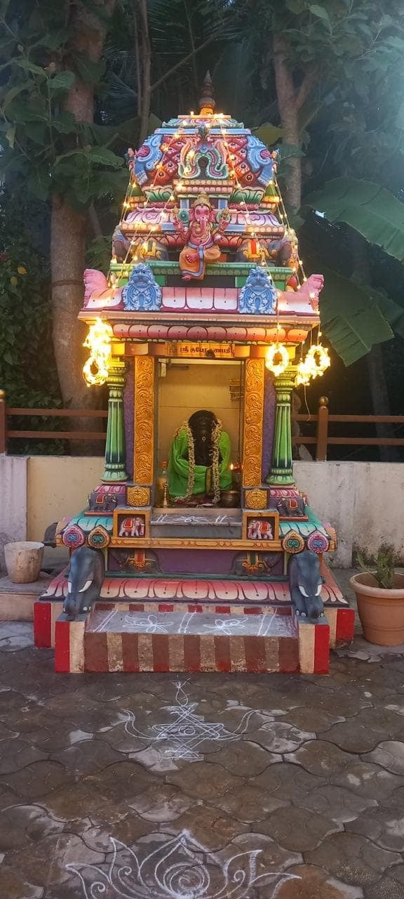 Shrine lit up at S.S Mahal