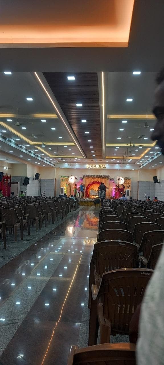 Hall seating at S.S Mahal